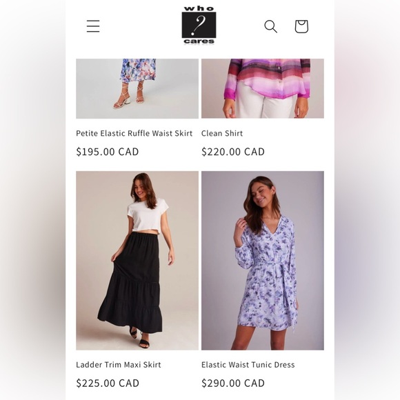 Bella Dahl Elastic Waist Tunic Dress- Lilac Floret - Picture 5 of 9